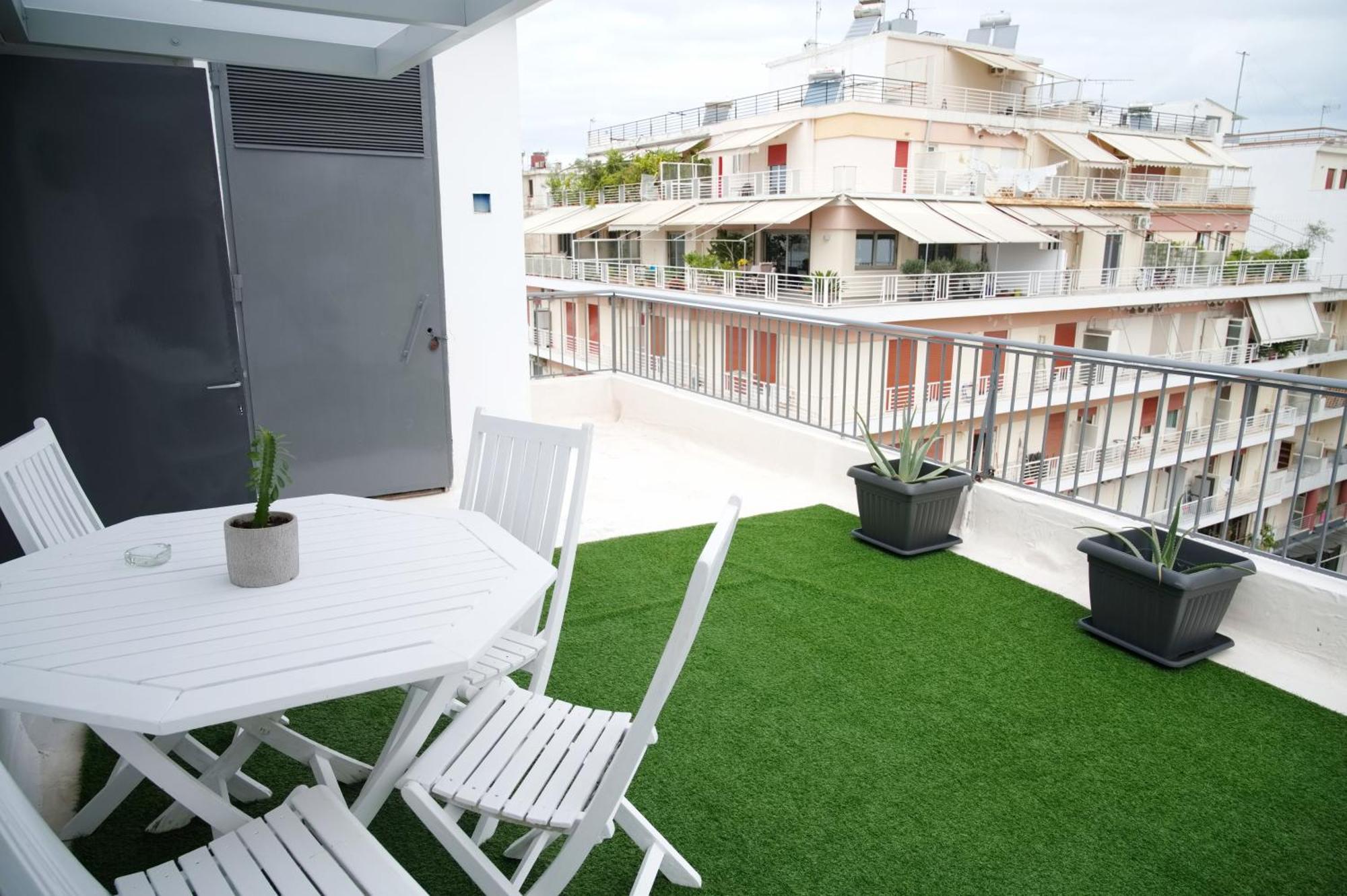 Central Aesthetic Studio With Panoramic Views Patras Exteriör bild